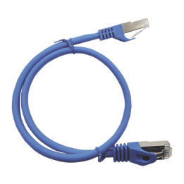 Patch Cord Cat6A 10G Blindado 7.0 Metros (22.96 Pies) Azul