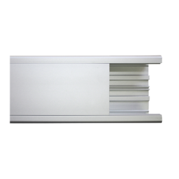 Canaleta de aluminio, 99 x 72 mm, tramo de 3m. (8101-80300)