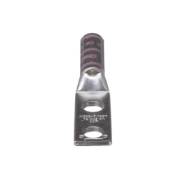 Zapata de compresión LCC1/0-38DW-X para cal. 1/0 Awg, Doble barreno para tornillo prisionero de 3/8, 1 Pz