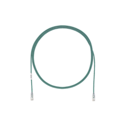 Cable de Parcheo TX6, UTP Cat6, Diámetro Reducido (28AWG), Color Verde, 3.05 Metros (10 Pies)
