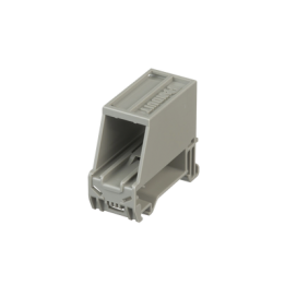 Adaptador de 1 Puerto, Para Conectores Tipo Mini-Com, Blindado, Montaje en Riel Din Estándar de 35 mm (1.38 Pulgadas),