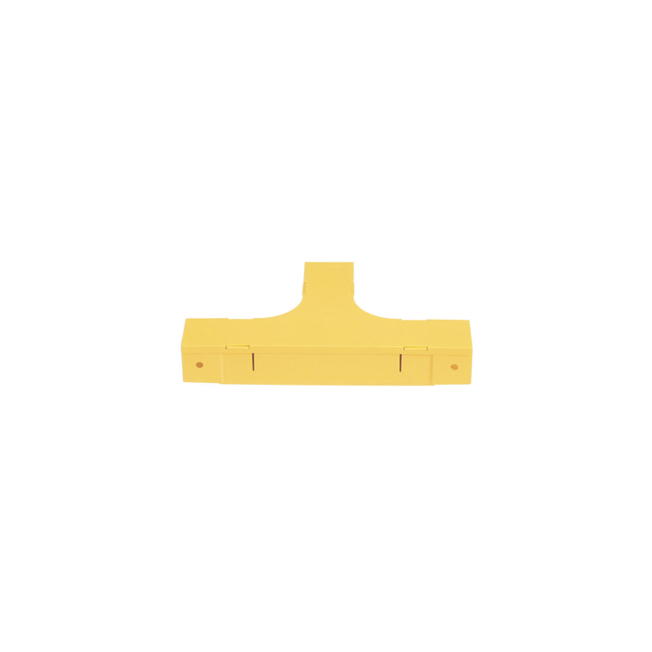 Accesorio en T Horizontal, Con Ángulos a 90º, Para Canaletas FiberRunner™ 2X2, Color Amarillo