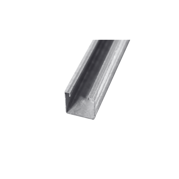 Unicanal Sólido 4 X 4 cm X 3 m (Galvanizado en Caliente).