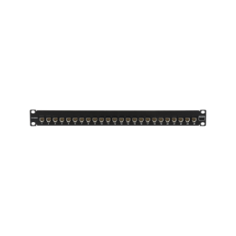 Patch Panel Ultramax. UTP, Precargado con Jacks Cat5e, 24 Puertos, Plano, 1U