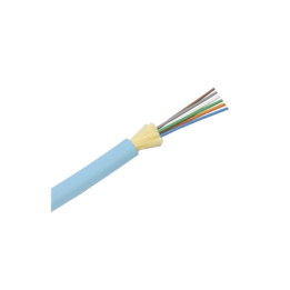 Cable de Fibra Óptica de 24 Hilos, Multimodo OM4 50/125 Optimizada, Interior, Tight Buffer 900um, No Conductiva