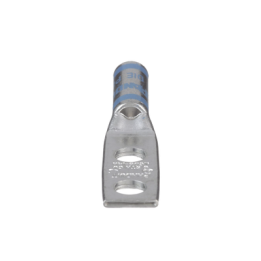 Zapata de compresión LCD6-14A-L para cal. 6 Awg, Doble barreno para tornillo prisionero de 1/4, Espaciado de orificio