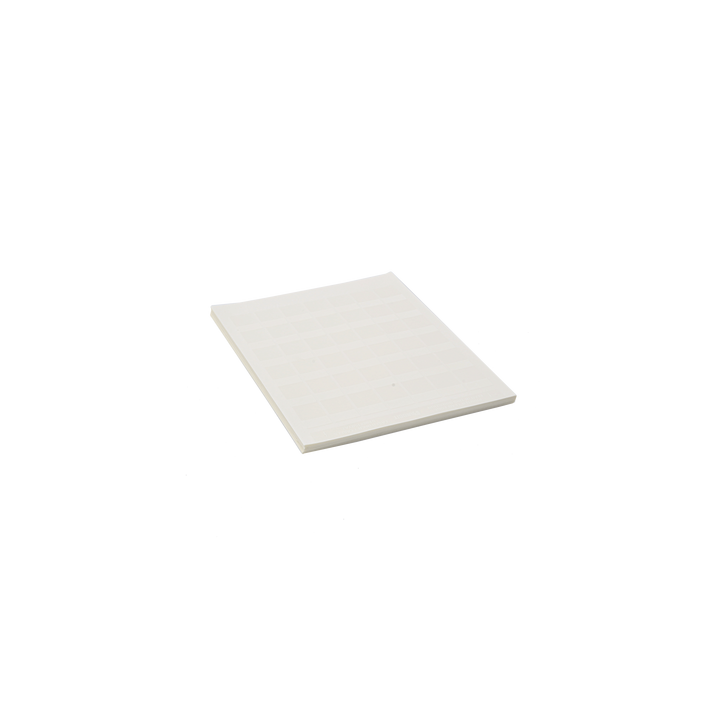 Paquete de Hojas con 2500 Etiquetas de Identificación Auto-Laminadas para Impresora Láser/Inyección de Tinta, para