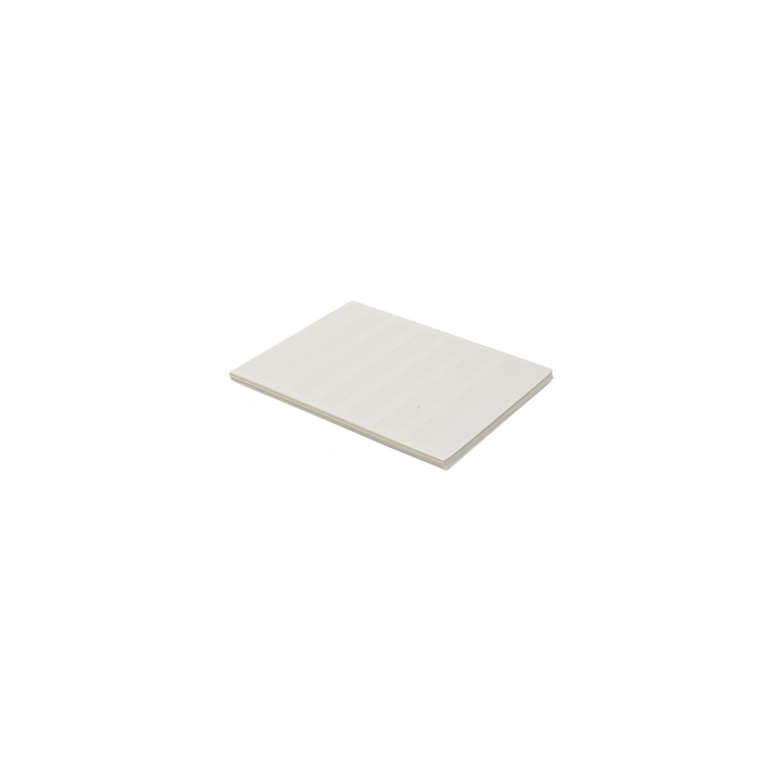 Paquete de Hojas con 2500 Etiquetas de Identificación Auto-Laminadas para Impresora Láser/Inyección de Tinta, para