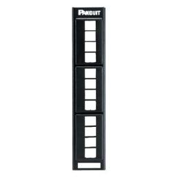 Panel de Parcheo Modular Keystone (Sin Conectores), de Montaje en Pared Usando Accesorio Wb89d, 12 Puertos