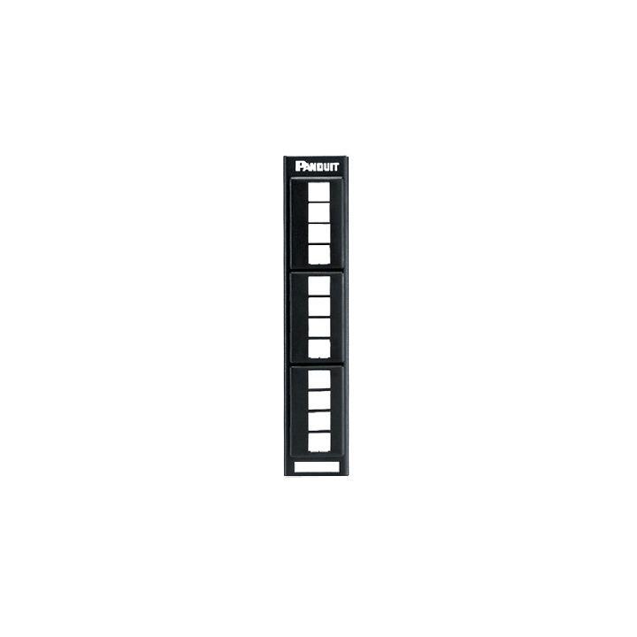 Panel de Parcheo Modular Keystone (Sin Conectores), de Montaje en Pared Usando Accesorio Wb89d, 12 Puertos