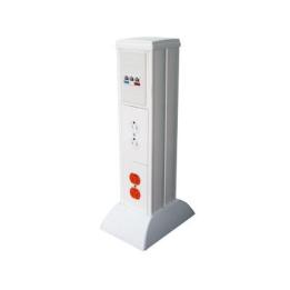 Mini Columna para Concentrar, Distribuir y Ordenar Cables de Energía Eléctrica o Puertos de Datos de