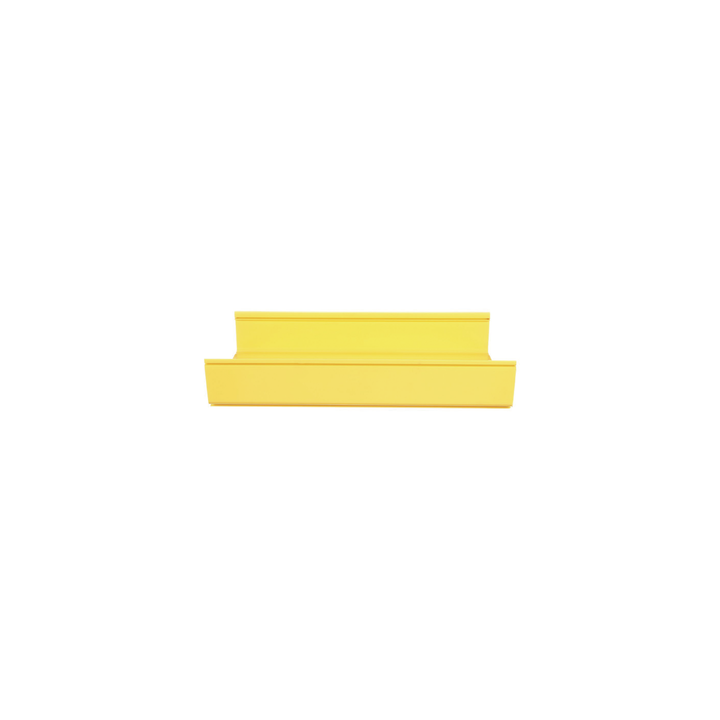 Canaleta FiberRunner™ 12X4, de PVC Rígido, Color Amarillo, 1.8 m de Largo
