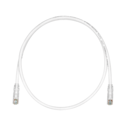 Cable de Parcheo TX6, UTP Cat6, 24 AWG, CM, Color Blanco Mate, 2.13 Metros (7 Pies)