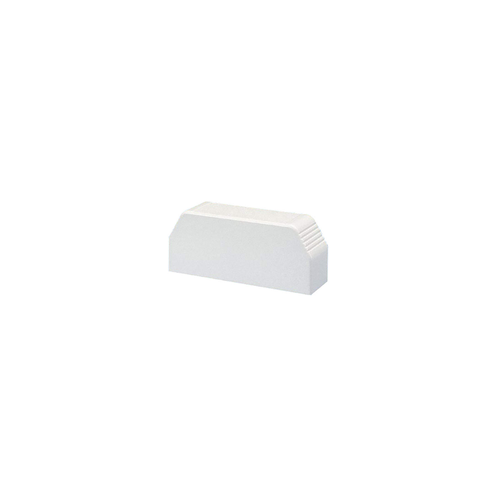 Tapa final, para uso con canaleta T70, Material PVC Rígido, Color Blanco