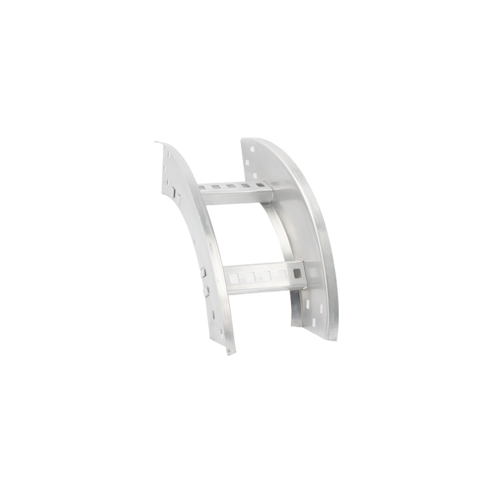 Curva Vertical Exterior de Aluminio de 90° Perfil Z / Peralte 3 1/4" / Ancho 6" / Radio 8" / Incluye Tornillería