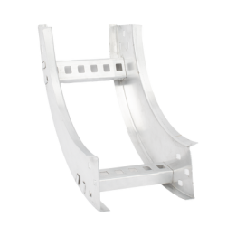 Curva Vertical Interior de Aluminio de 90° Perfil Z / Peralte 3 1/4" / Ancho 6" / Radio 8" / Incluye Tornillería