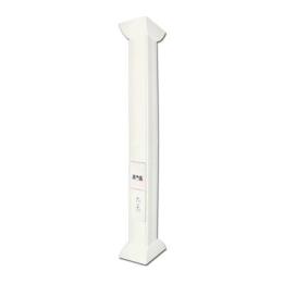 Pole Blanco de 3 Metros (9.84 Pies) para Instalaciones Eléctricas, Voz y Datos, No Incluye Accesorios, Se Venden por