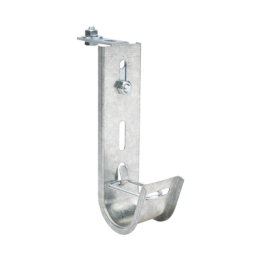Soporte (Gancho) tipo J-Hook, hasta 10 cables Cat6, ideal para soportar cableado en los espacios de manipulación al