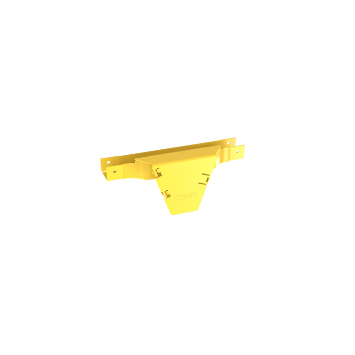 Accesorio en T con Conexión Horizontal y Bajada Vertical a 90º, Para Canaletas FiberRunner™ 2x2, Color Amarillo