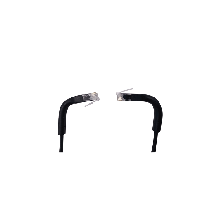 Mini Patch Cord Cat6 Ultra Slim 1.5 Metros (4.92 Pies) Negro ? Ahorra Espacio sin Organizadores, con Bota Flexible