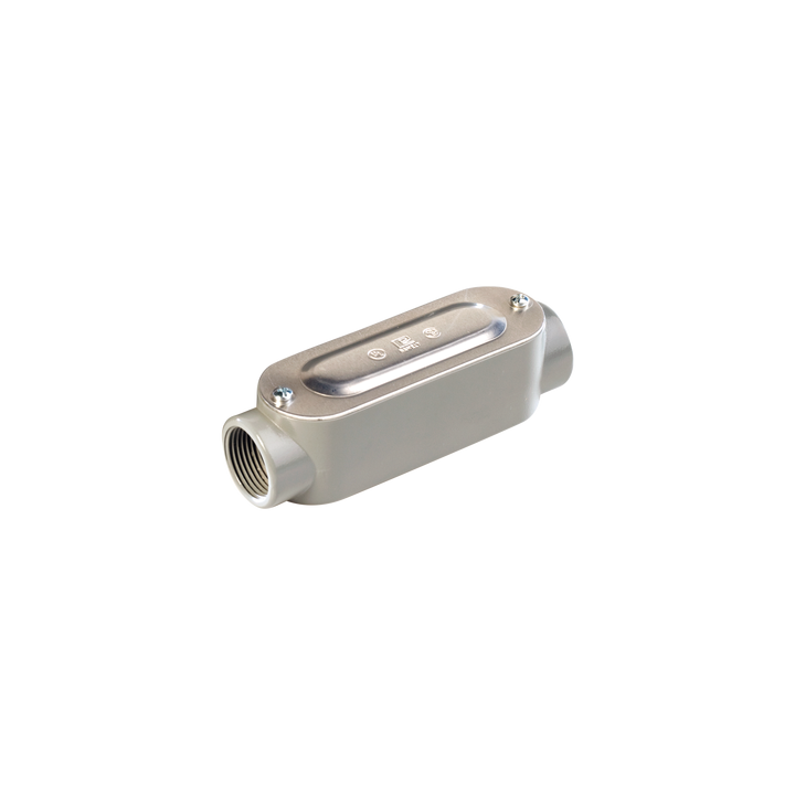 Caja Condulet tipo C de 1" (25.4 mm) Incluye tapa y tornillos.