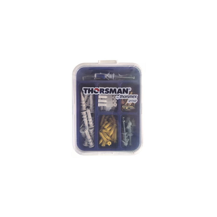 Kit para Sistemas de Fijación en Yeso, Muros Falsos, Tabique hueco, Uso en interiores  (91 piezas)