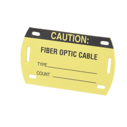 Kit de 5 Etiquetas Autolaminadas para Fibra Óptica, Para Uso Interior/Exterior, Dimensiones de 90.42 x 52.32 mm (3.56