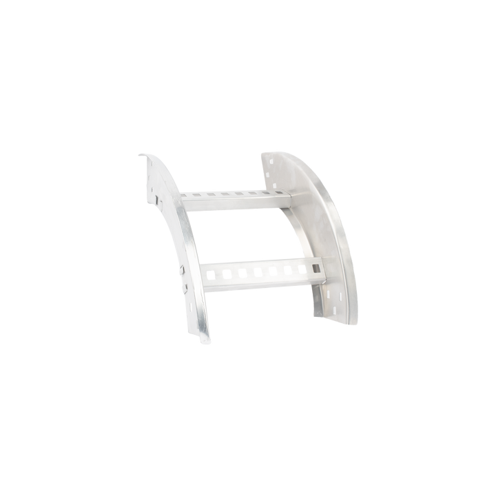 Curva Vertical Exterior de Aluminio de 90° Perfil Z / Peralte 3 1/4" / Ancho 9" / Radio 8" / Incluye Tornillería
