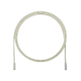 Cable de Parcheo UTP, Cat6A, 24 AWG, CM, Color Gris, 0.91 Metros (3 Pies)