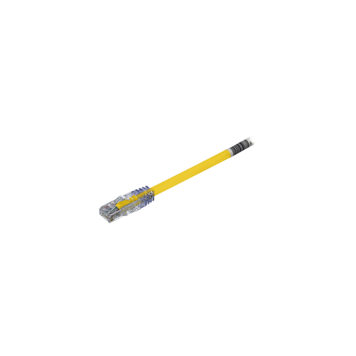 Cable de Parcheo UTP, Cat6A, 24 AWG, CM, Color Amarillo, 2.13 Metros (7 Pies)