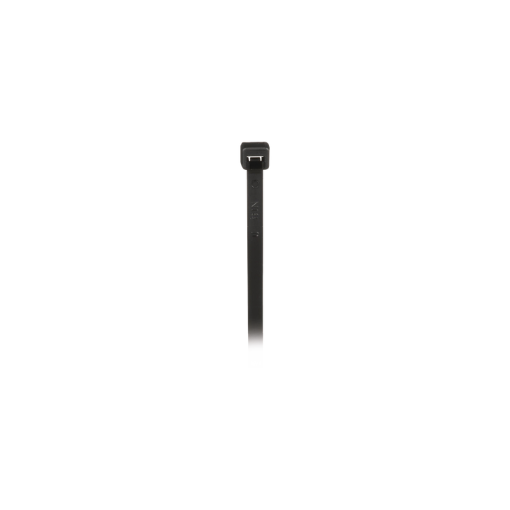Cincho de Nylon 6.6, 203mm largo x 3.6mm ancho, Color Negro. Paquete de 1000 Piezas