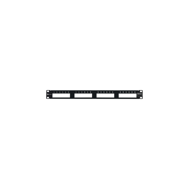 Patch Panel MAX Modular (Vacío), de 24 Puertos, Plano, 1UR