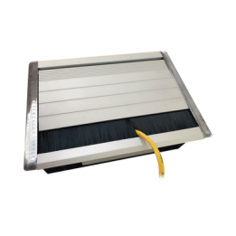 Caja Universal Vacía de 2 Módulos para Instalación en Escritorio (Voz, Datos, Video, Contactos Eléctricos), (No