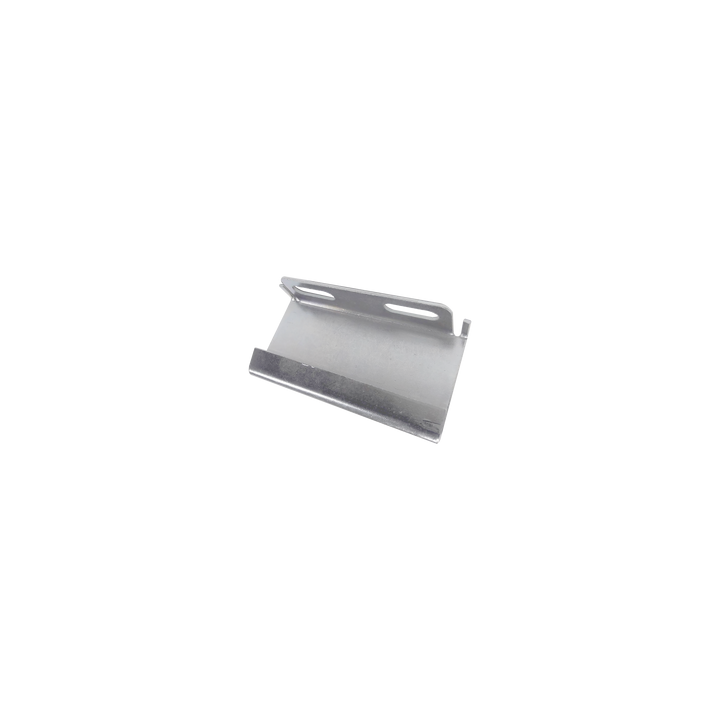 Placa salida a tubo automática para peralte de 66mm y 116mm, con acabado Electro Zinc