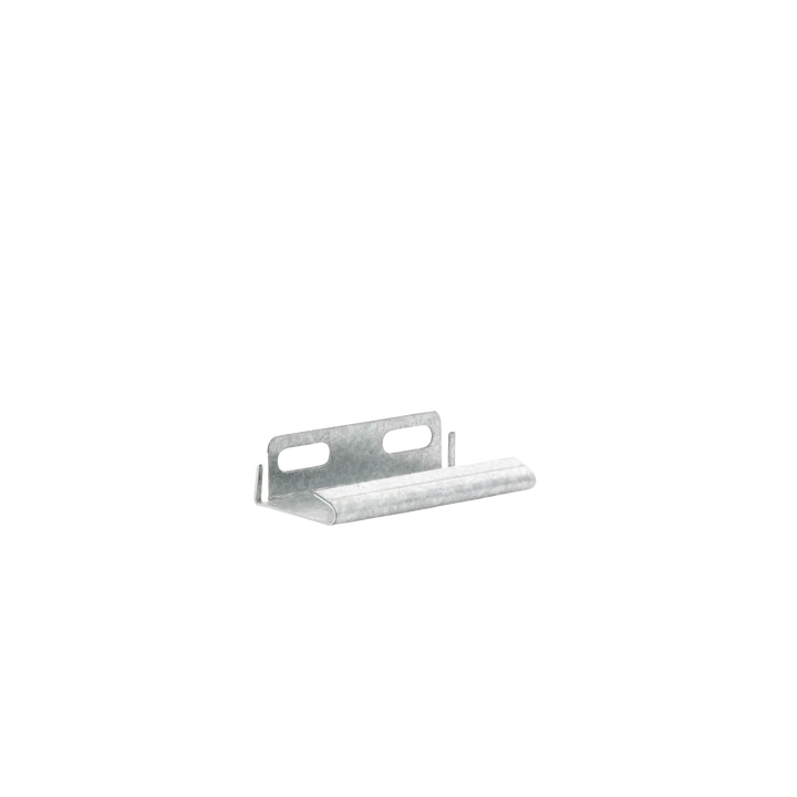 Placa salida a tubo automática para peralte de 66mm y 116mm, con acabado Electro Zinc