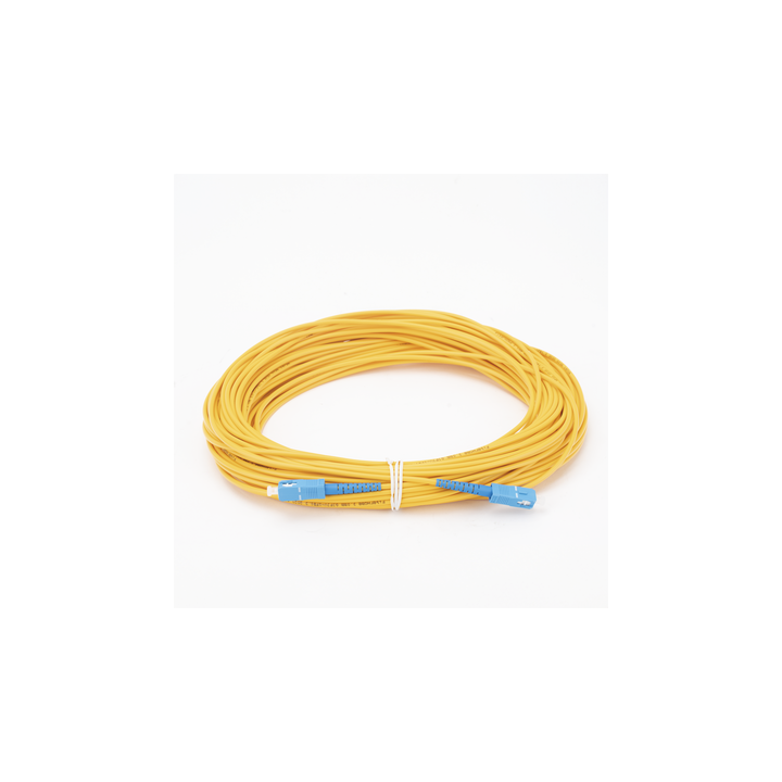 Jumper de Fibra Óptica Monomodo SC/UPC-SC/UPC Simplex de 30 Metros (98.43 Pies), 3mm