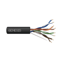Bobina de Cable de 305 Metros (1000 Pies) UTP Cat6 RISER / Color Negro / UL, CMR SPNLS, Probado a 350 Mhz / Para