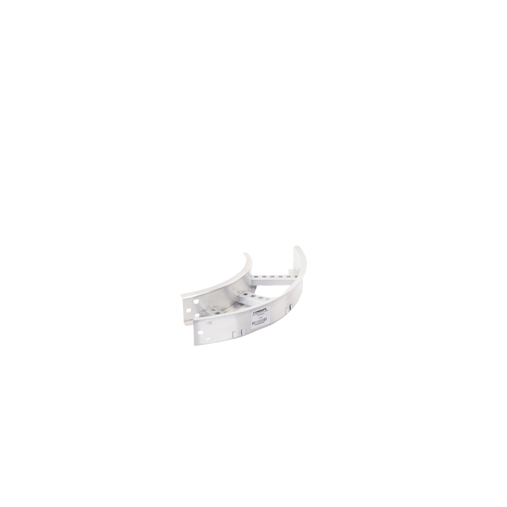 Curva Horizontal de Aluminio de 90° Perfil Z / Peralte 3 1/4" / Ancho 6" / Radio 8" / Incluye Tornillería