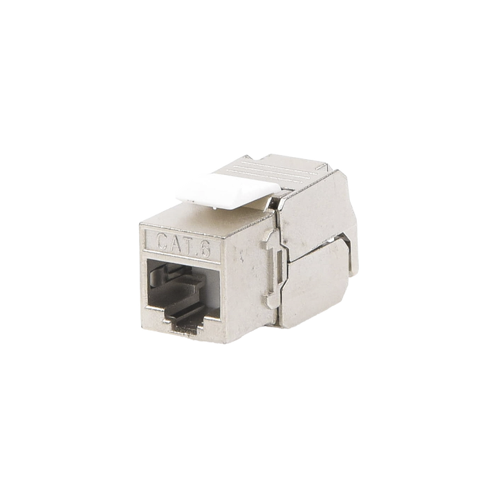 Módulo Jack Keystone Cat6 Blindado (STP) Sin Herramienta (Toolless)