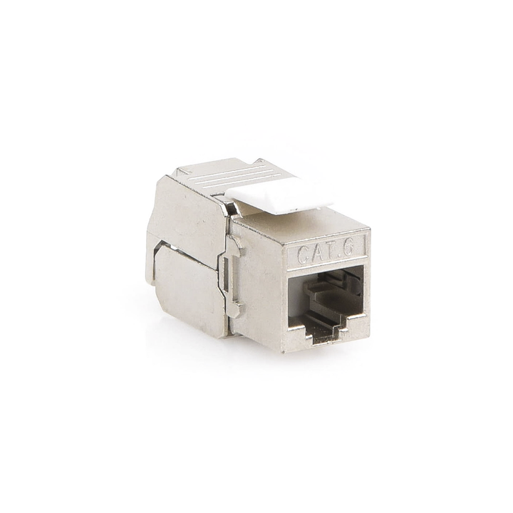Módulo Jack Keystone Cat6 Blindado (STP) Sin Herramienta (Toolless)