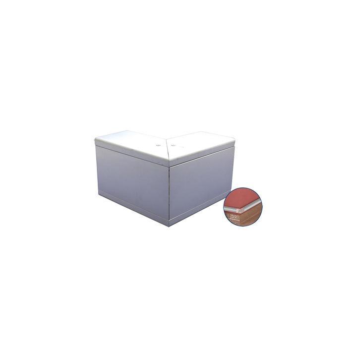 Esquinero exterior de aluminio,  para canaleta INKA100 (8110-80001)