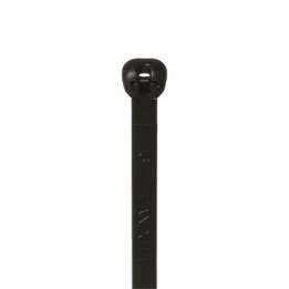 Cincho de Nylon 6.6 Dome-Top®, Con Lengüeta de Bloqueo de Acero Inoxidable, 203 mm largo x 4.7mm ancho, Color Negro,