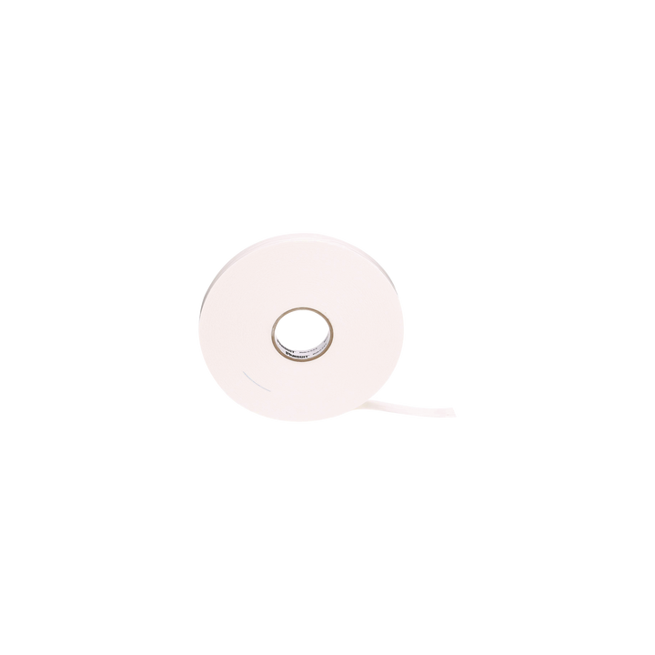Cinta Doble Cara, con Adhesivo Acrílico, 12.7mm de Ancho, Rollo de 6.4m, Color Blanco