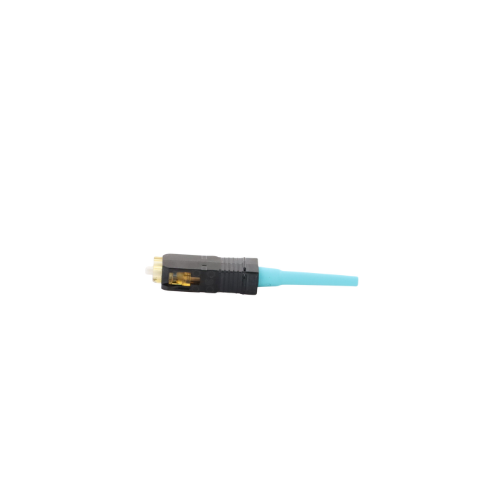 Conector de Fibra Óptica SC Simplex OptiCam, Multimodo 50/125 OM3/OM4, Pre-pulido, Color Aqua