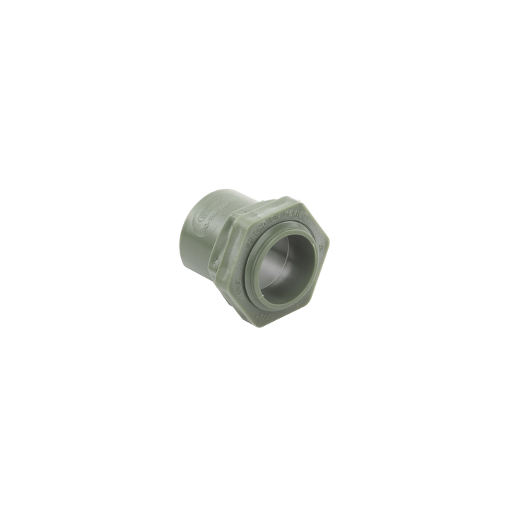 Conector para Tubería PVC Conduit Ligero de 3/4" (19 mm).