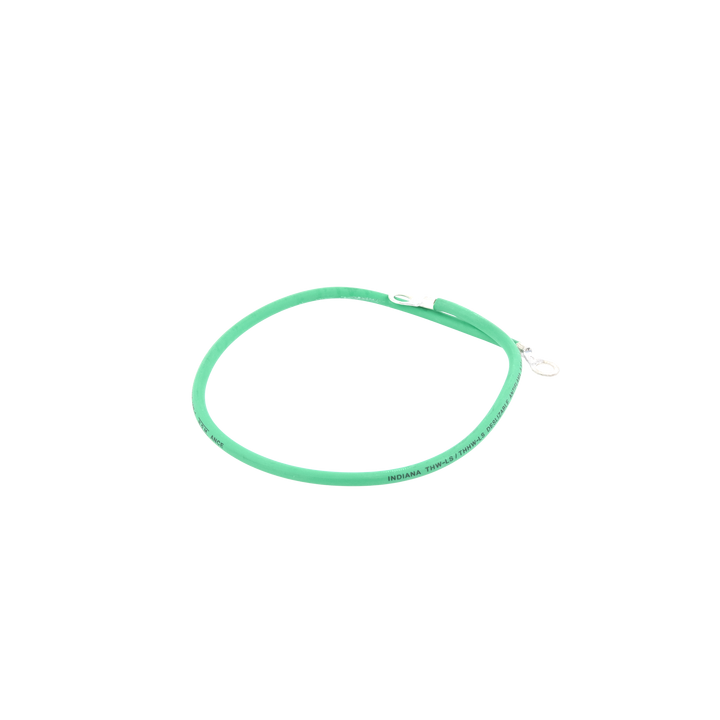 Jumper para Puesta a Tierra con Cable 8 AWG con Conectores de Ojo de 50 cm.