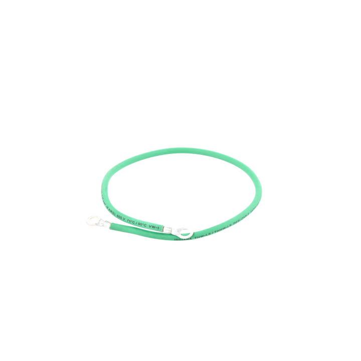 Jumper para Puesta a Tierra con Cable 8 AWG con Conectores de Ojo de 50 cm.