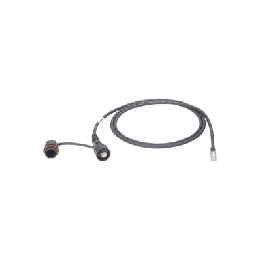 Patch Cord Cat6A IndustrialNet, Blindado S/FTP, Con Plug Industrial y Tapa en Un Extremo, 2 Metros (6.56 Pies)