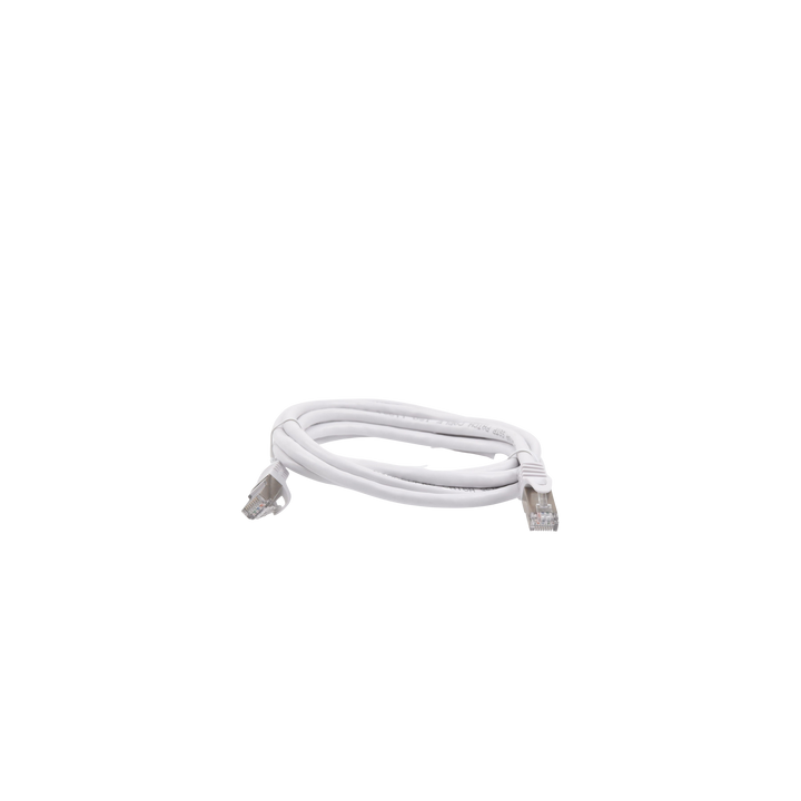 Patch Cord Cat6A 10G Blindado 2 Metros (6.56 Pies) Blanco