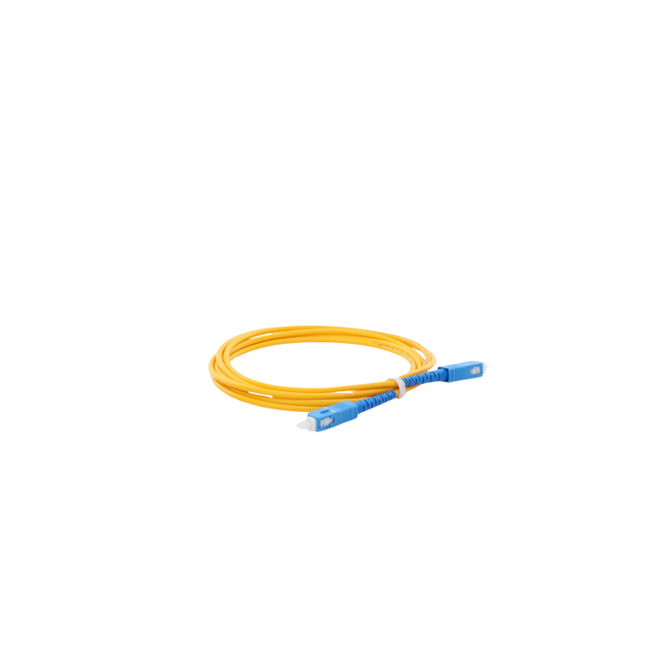 Jumper de Fibra Óptica Monomodo SC/UPC-SC/UPC Simplex de 2 Metros (6.56 Pies), 3mm